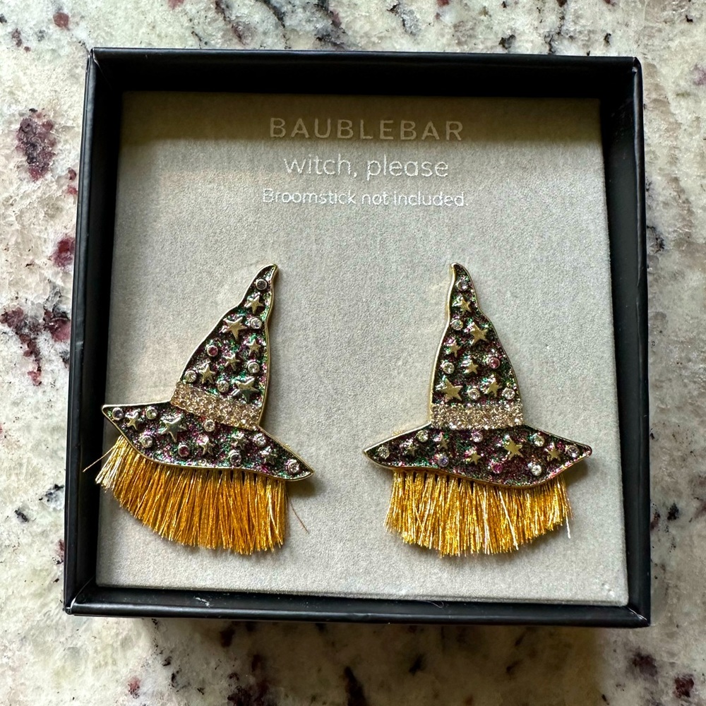 Baublebar Witch Please Halloween Earrings